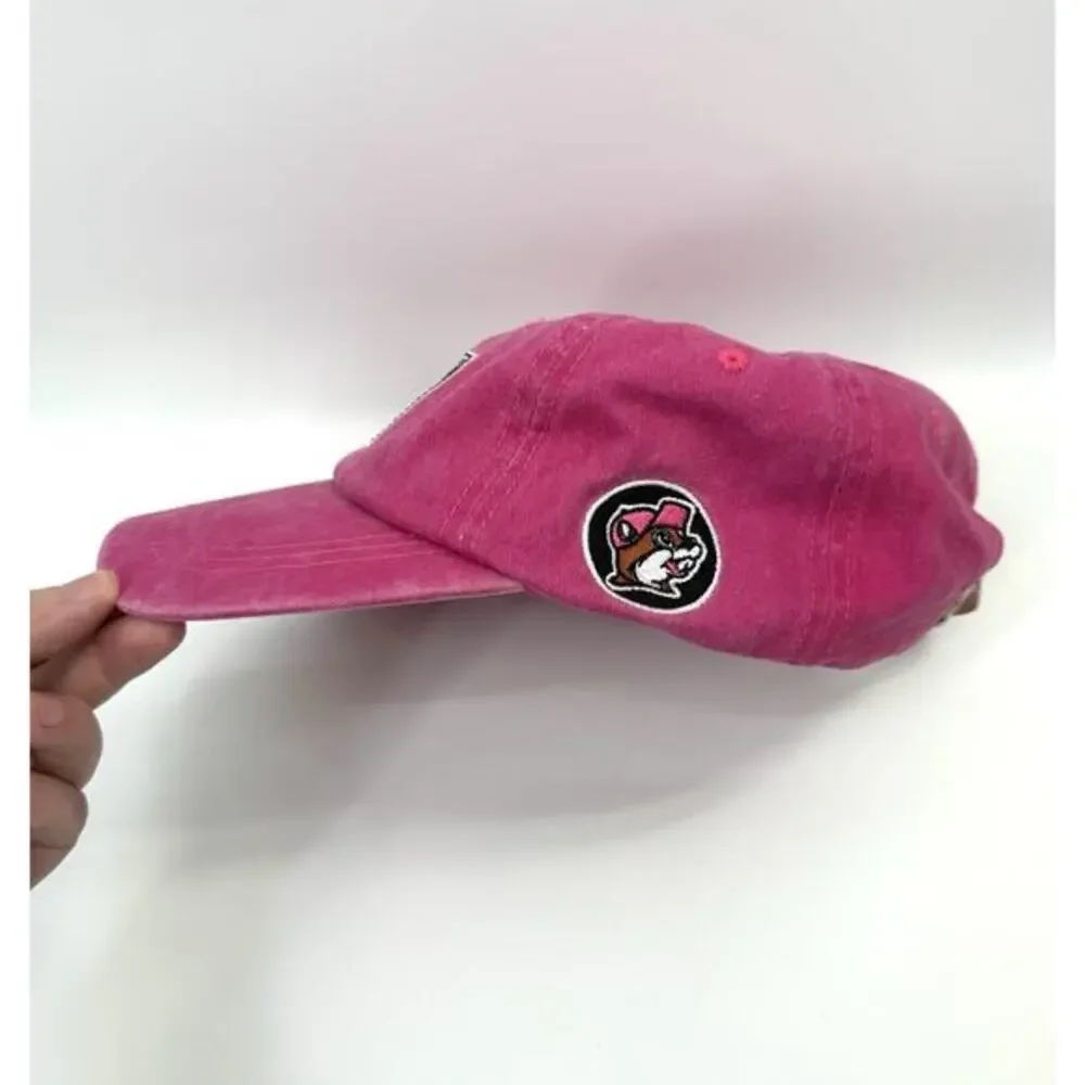 Buc-ee's Logo Pink Womens Adjustable Hat Cap Bucky Buc-ee Beaver Gas‎ Station